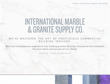 Tablet Screenshot of internationalmarble.com